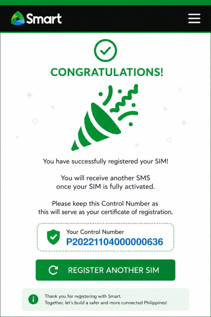 Registration Success