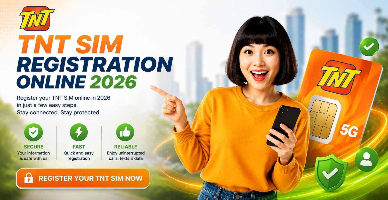 TNT SIM Registration