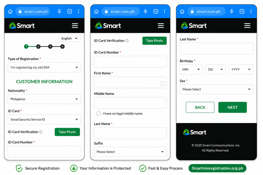 smart sim registration